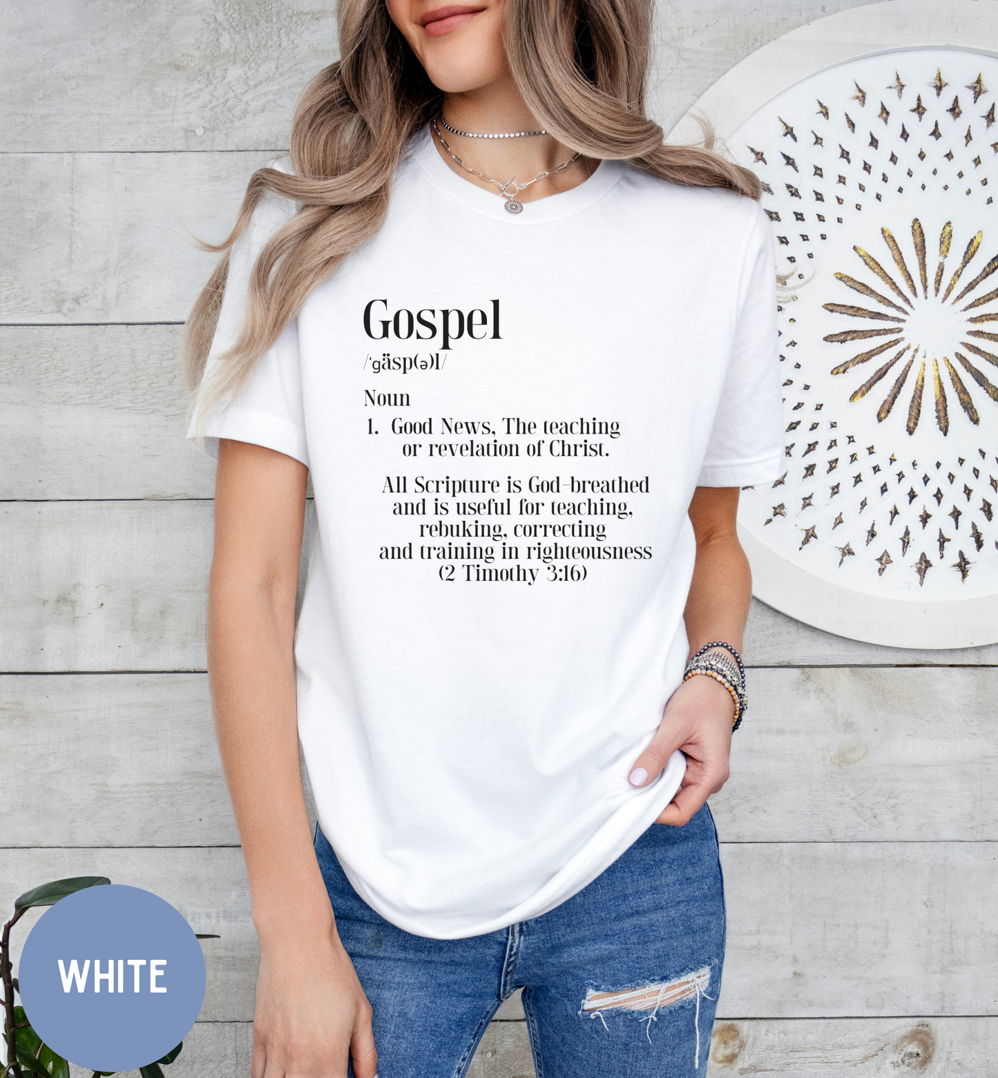 Gospel Definition Shirt, Christian Bible -Good News Shirt