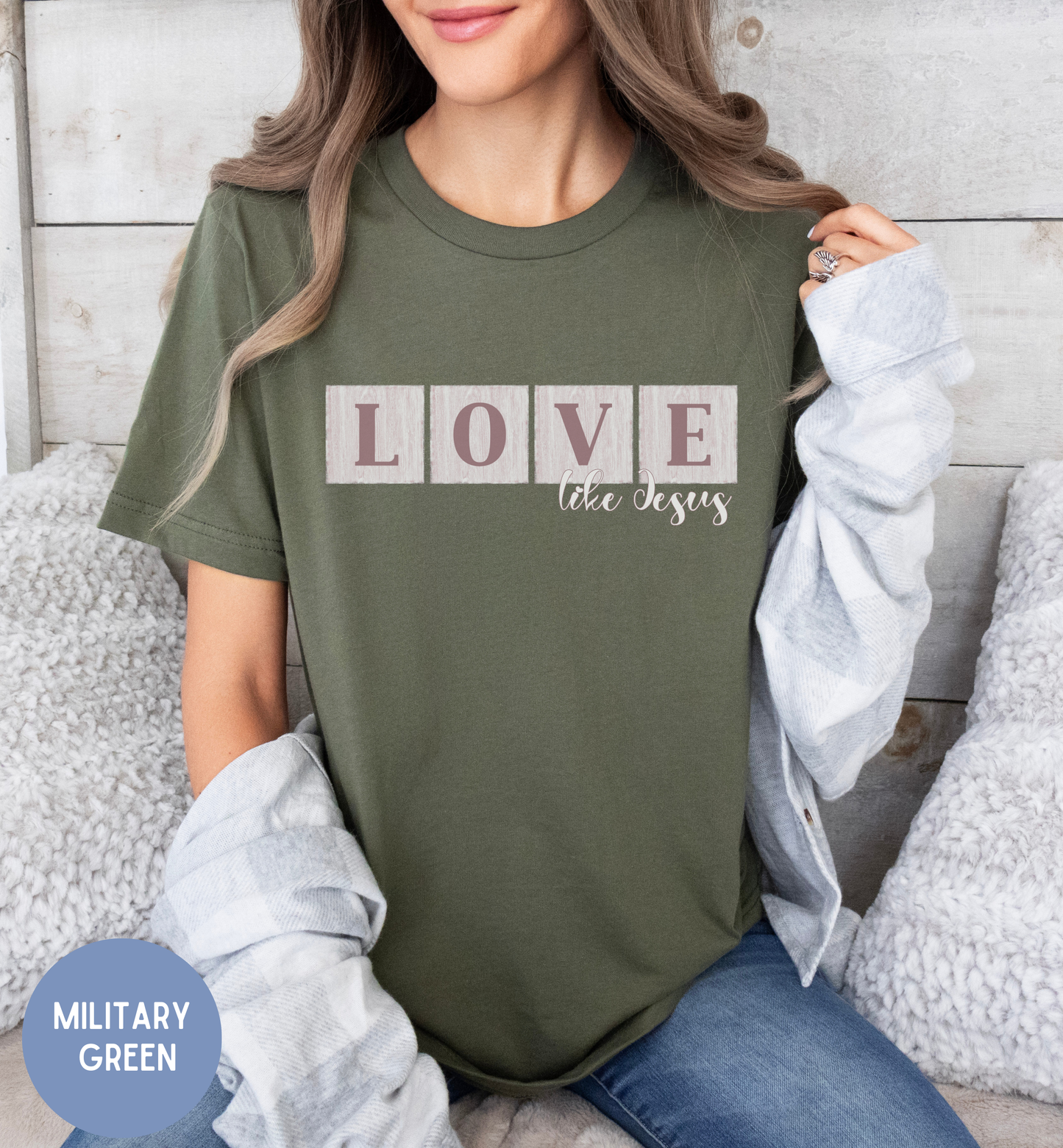 Love like Jesus - Christian shirt for women