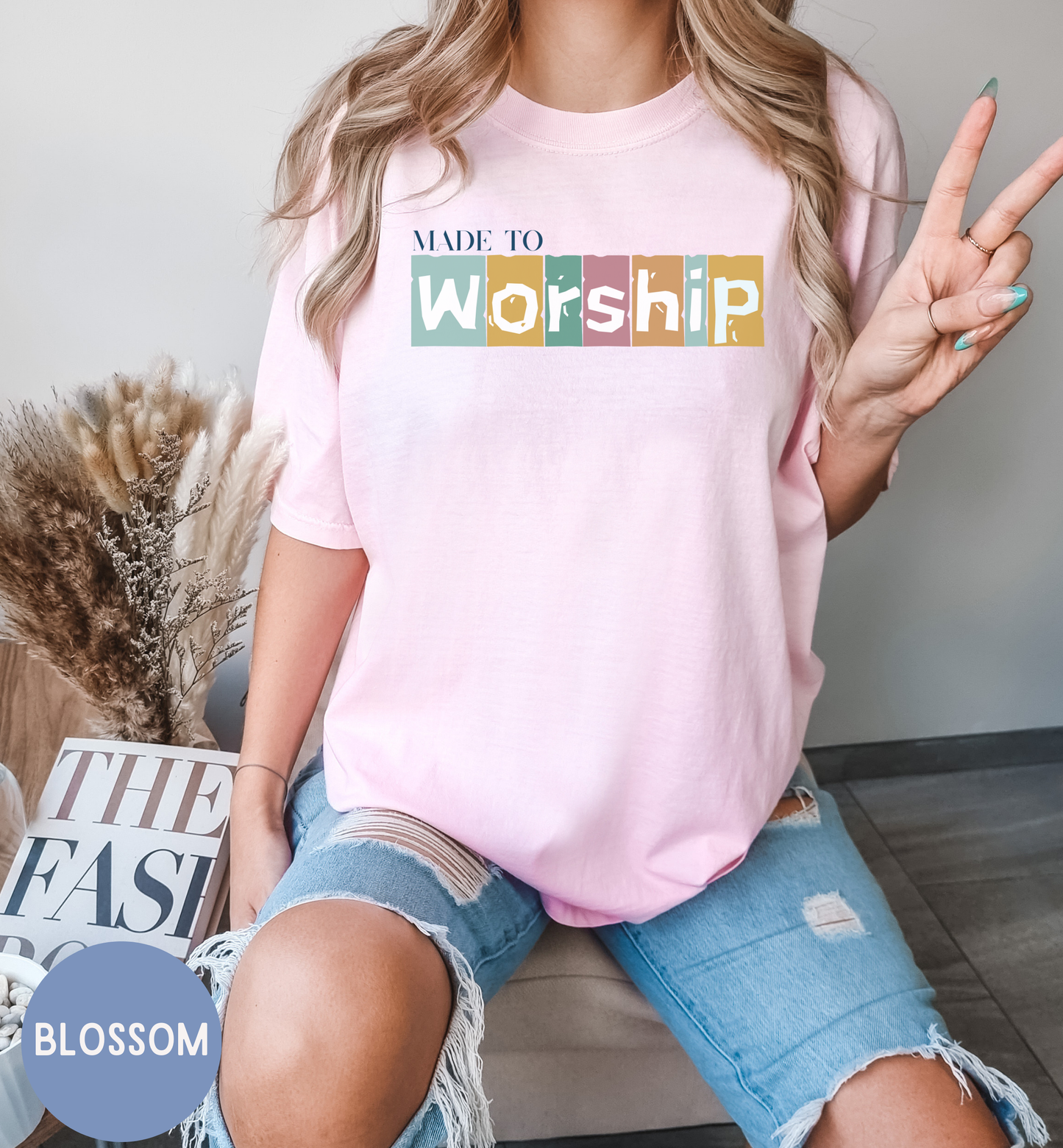 Made to Worship, Women's Christian faith shirt