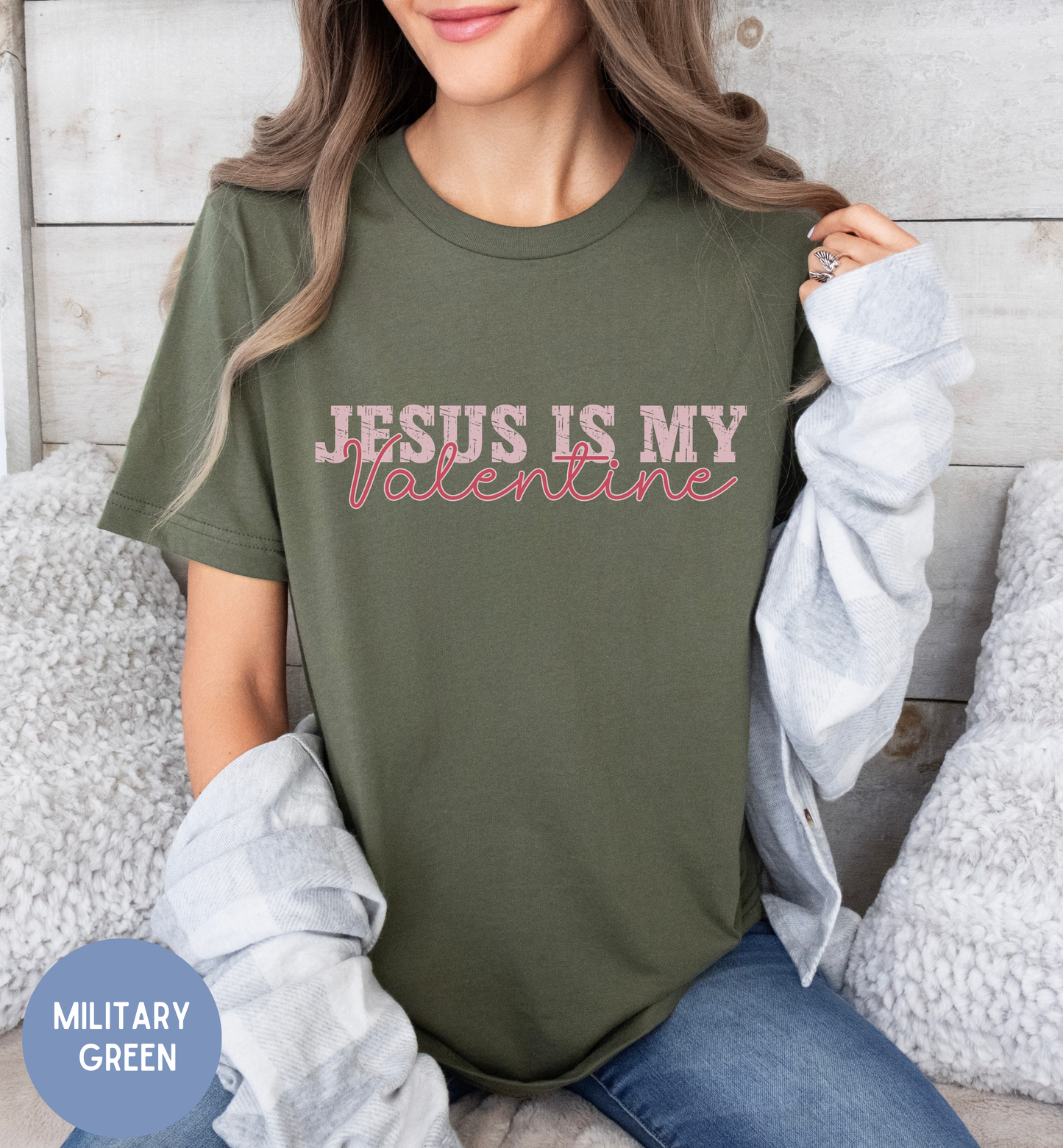 Jesus is my Valentine tee, Christian Valentine Shirt