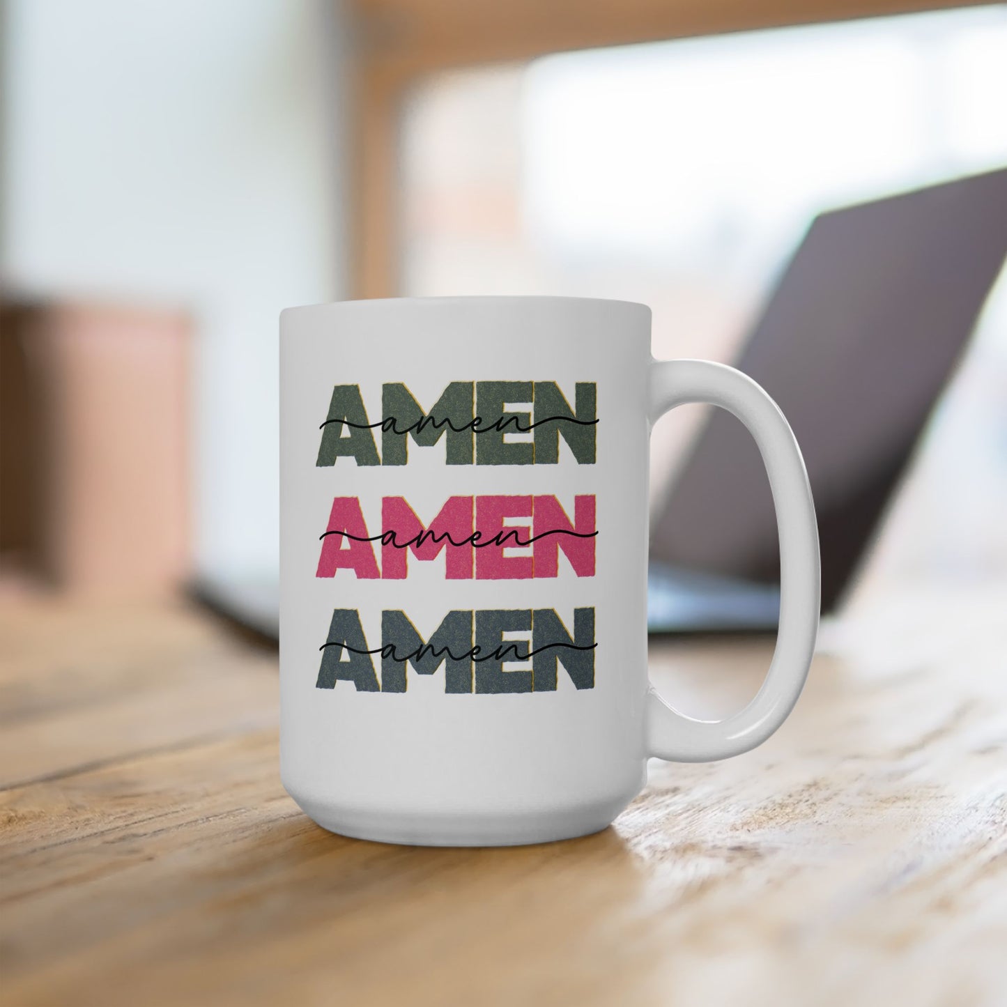 Praise mug, Christian coffee Amen mug, Faith gifts for women