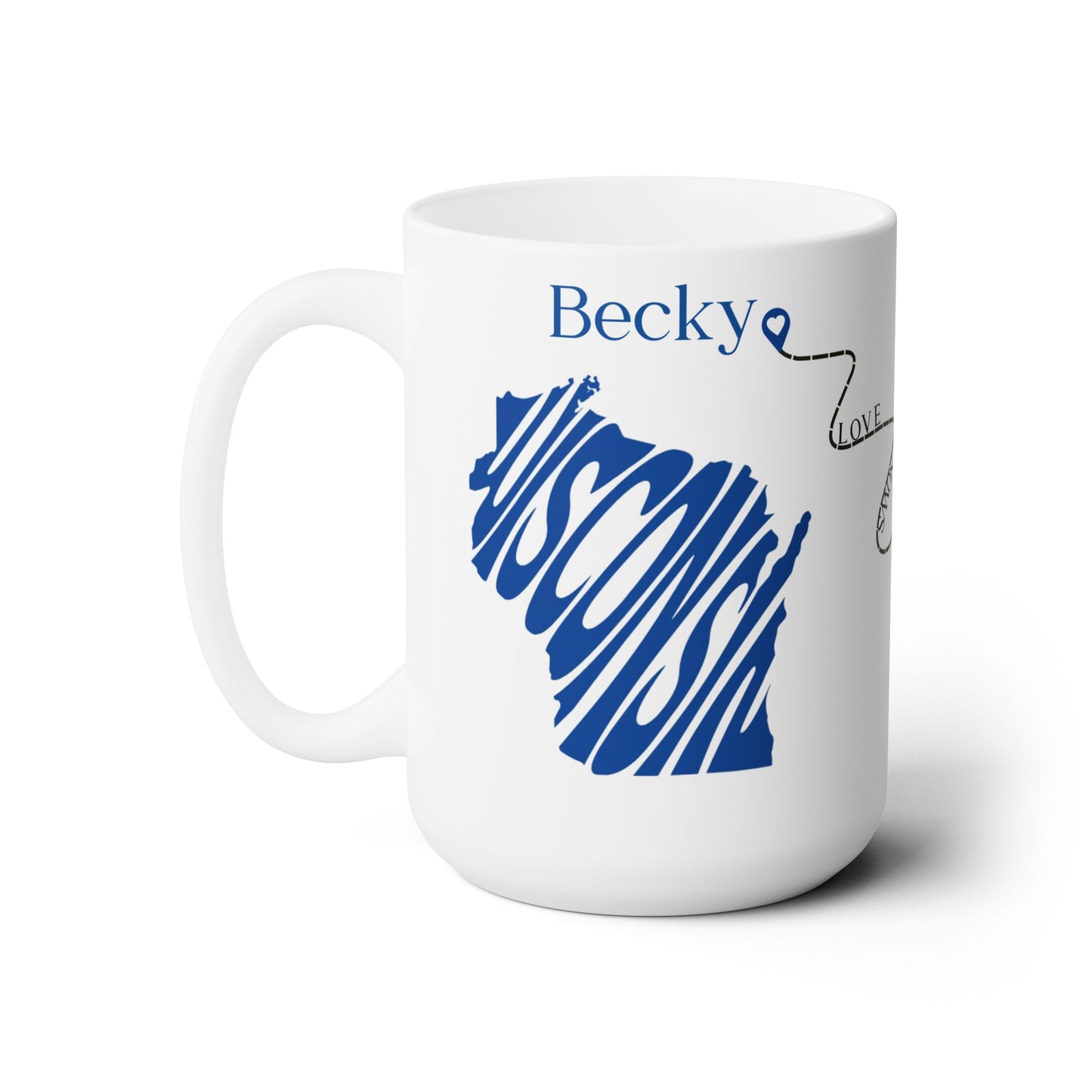 State to state personalized mugs- Long distance Family gifts