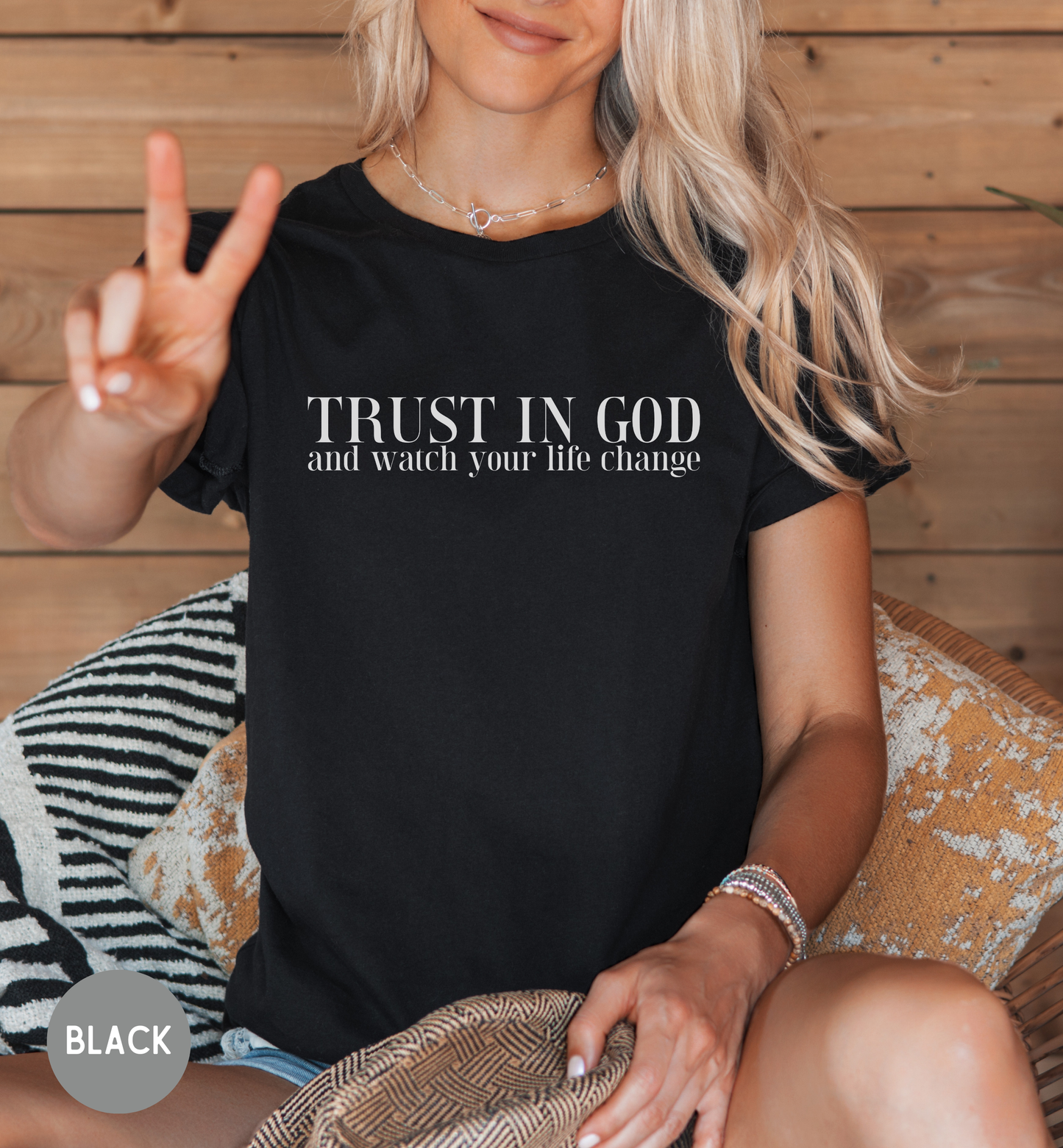 Trust in God- Christian Women's Faith Tee