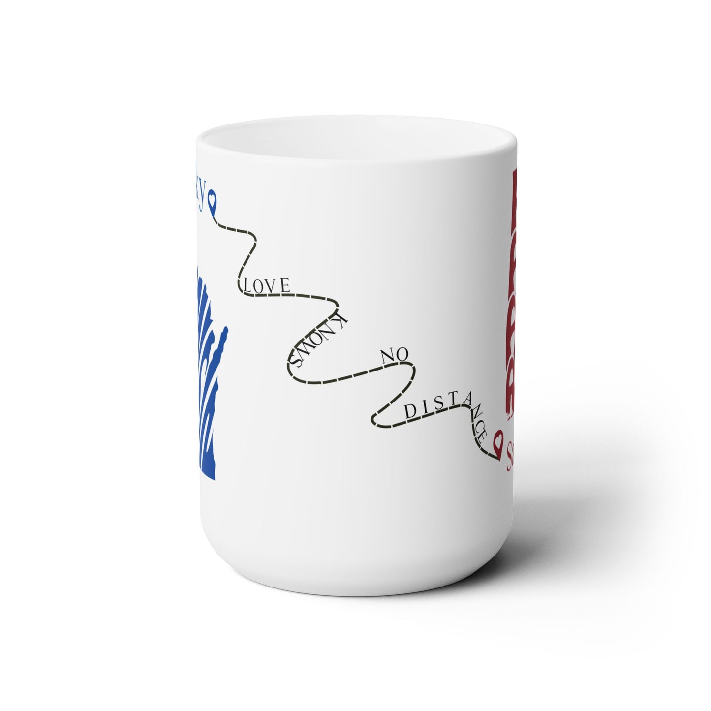 State to state personalized mugs- Long distance Family gifts