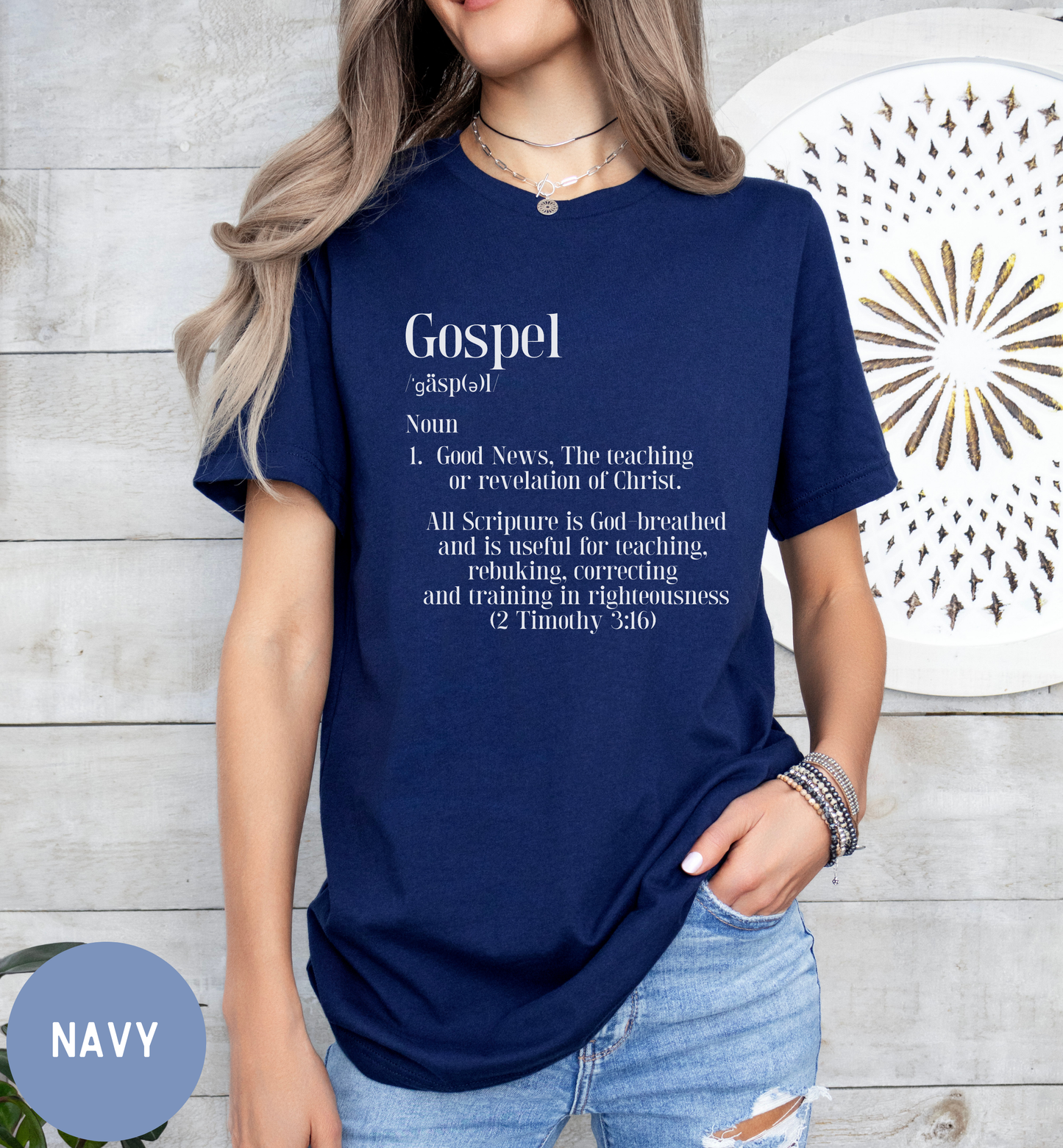 Gospel Definition Shirt, Christian Bible -Good News Shirt