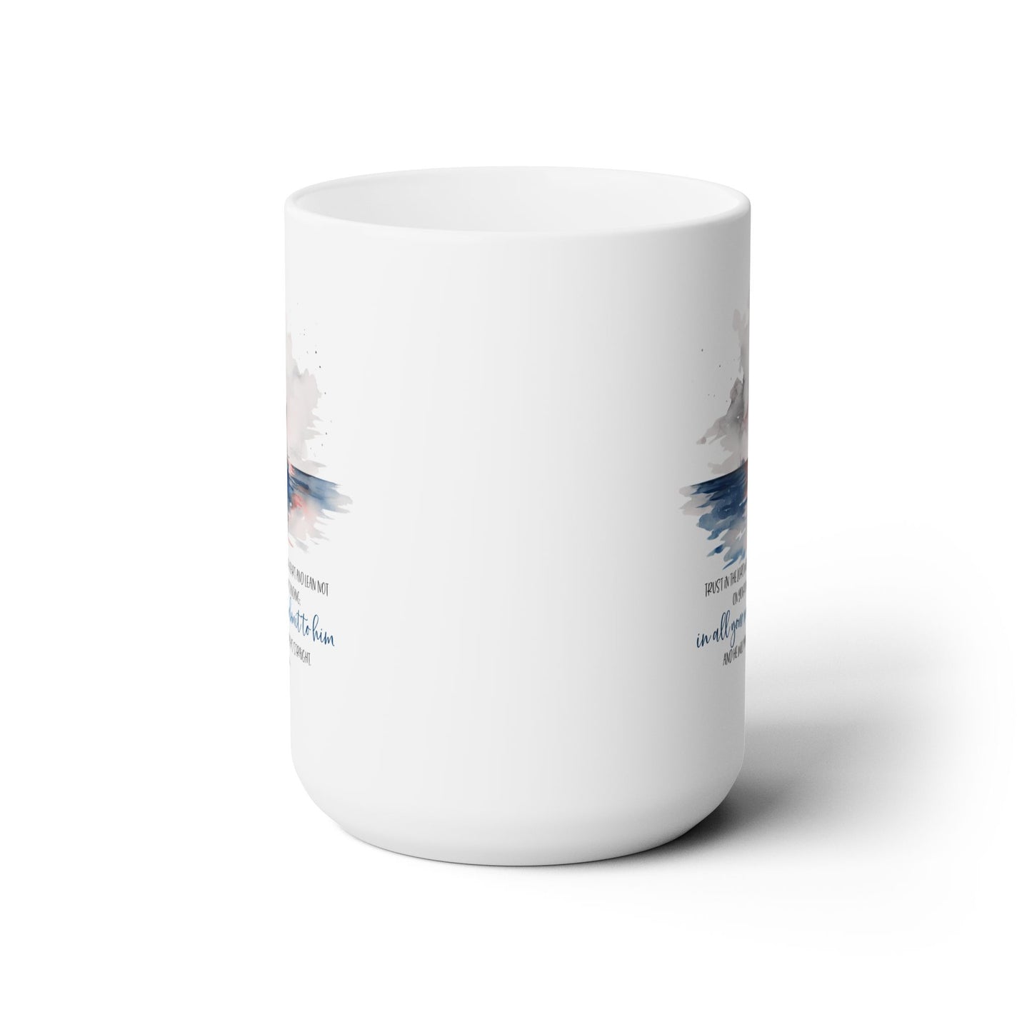 Proverbs 3:5-6 coffee mug, Sea lovers- Sailing coffee mug