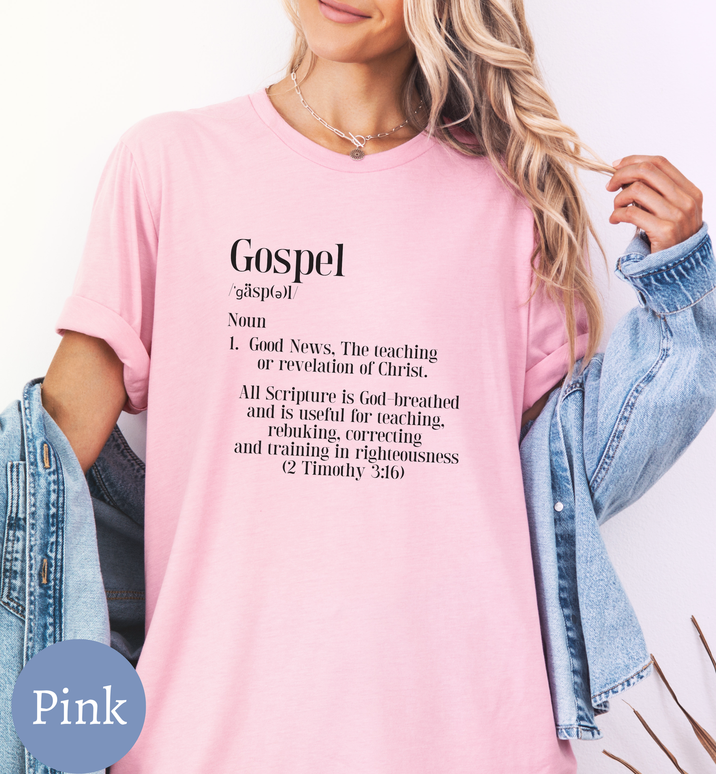 Gospel Definition Shirt, Christian Bible -Good News Shirt