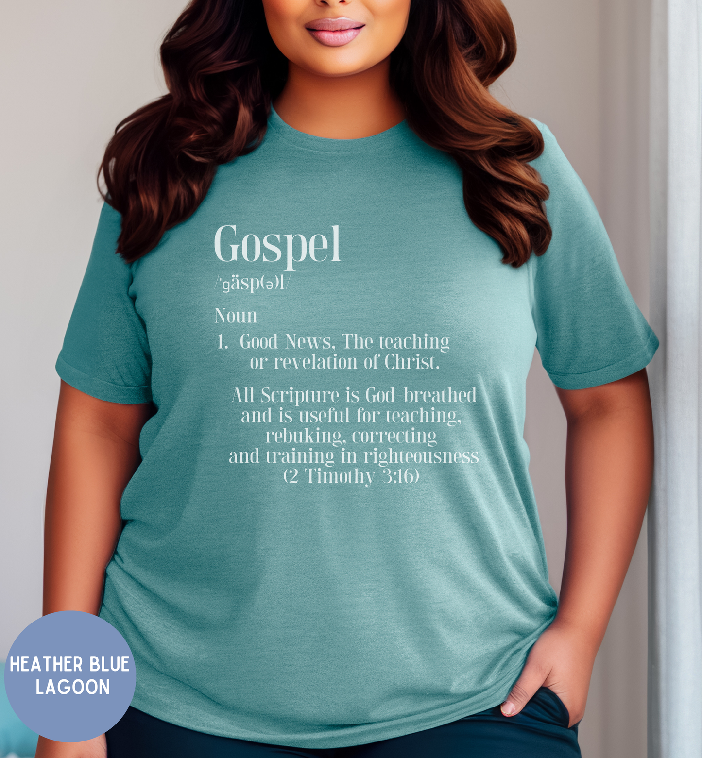 Gospel Definition Shirt, Christian Bible -Good News Shirt