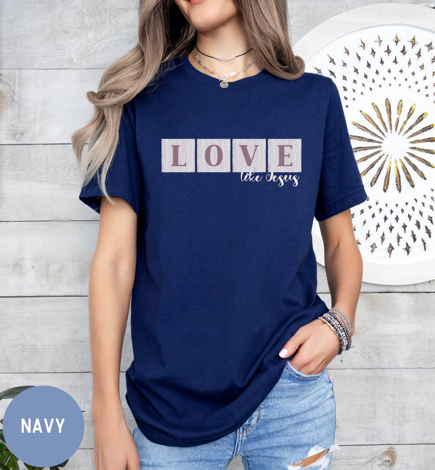 Love like Jesus - Christian shirt for women