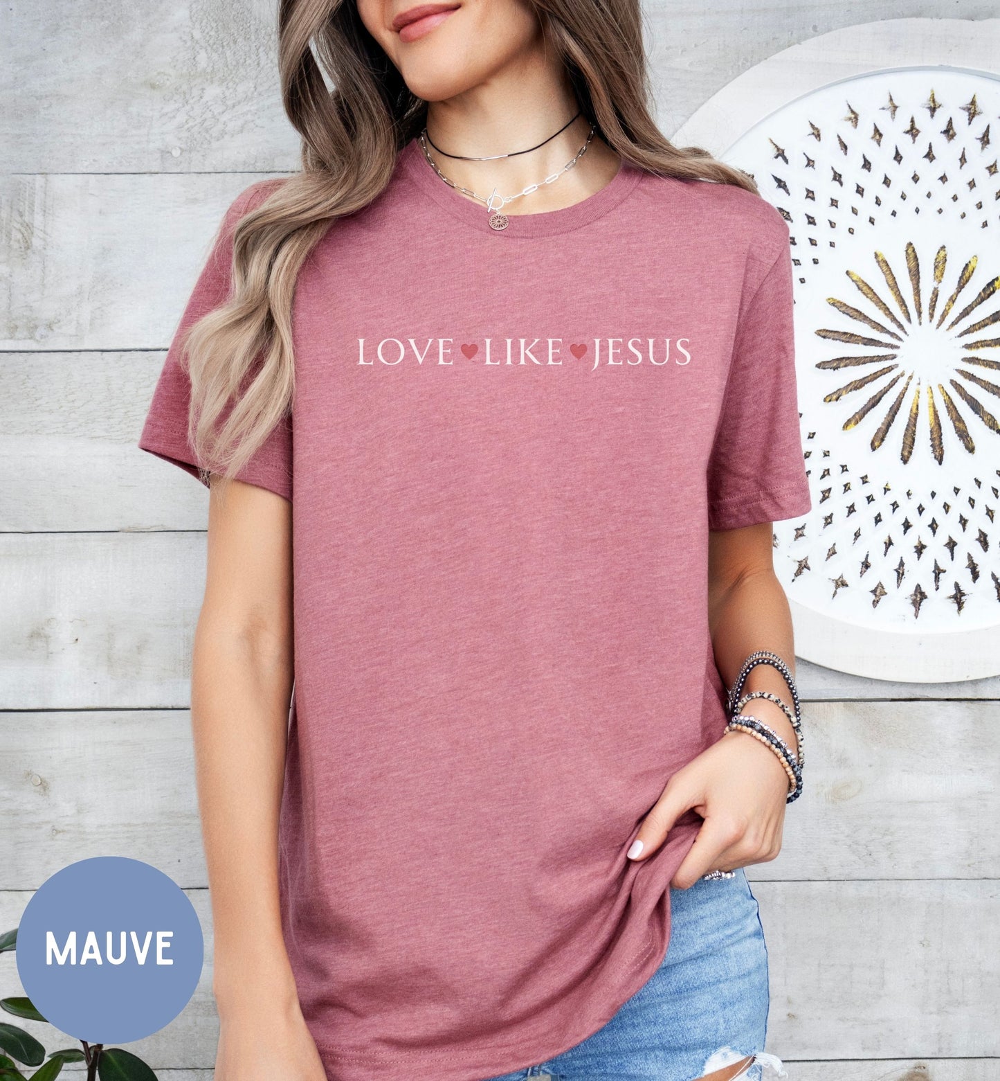 Love like Jesus, Women's faith shirt