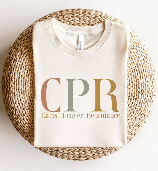 CPR- Christian shirt, Women's Faith Tee, Nurse shirt