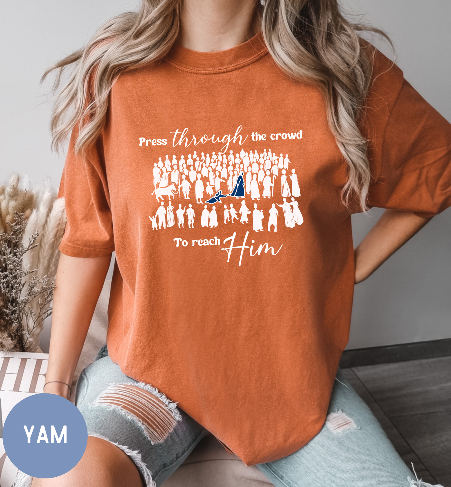 His Hem, Christian Faith shirt, Bible Parable shirt, Bible verse tees, Religious t-shirts, inspirational tee, Baptism Gifts, Christian Gift.