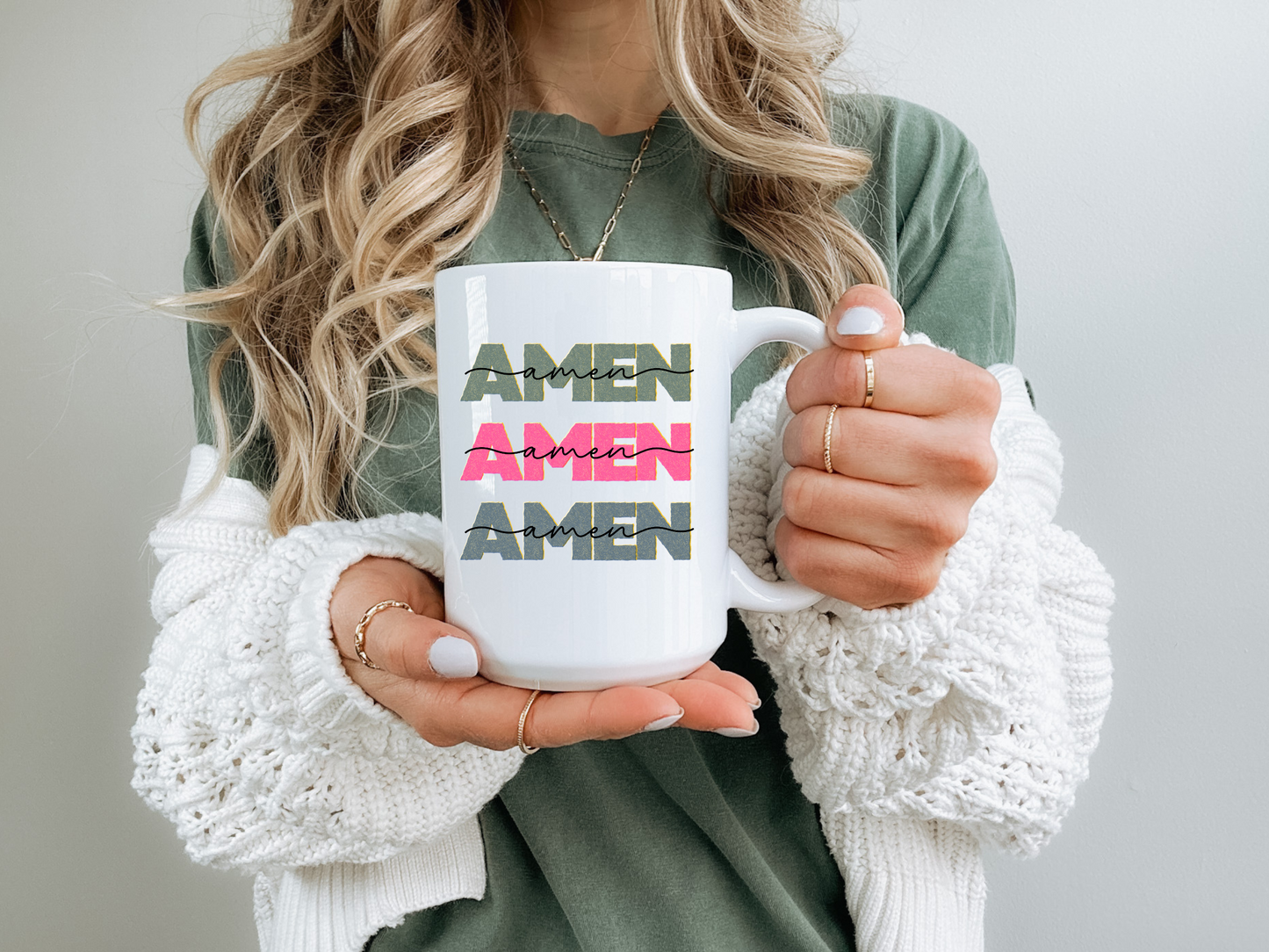 Praise mug, Christian coffee Amen mug, Faith gifts for women