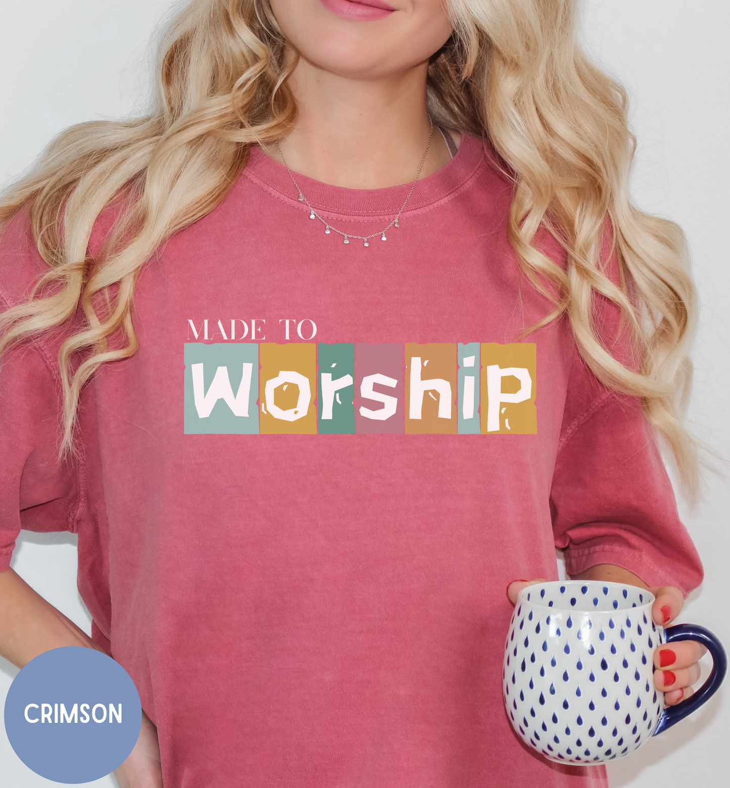 Made to Worship, Women's Christian faith shirt