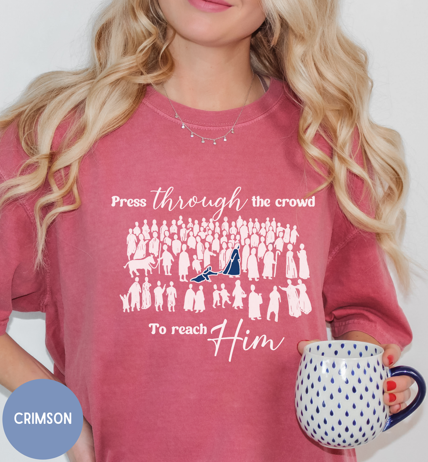 His Hem, Christian Faith shirt, Bible Parable shirt, Bible verse tees, Religious t-shirts, inspirational tee, Baptism Gifts, Christian Gift.