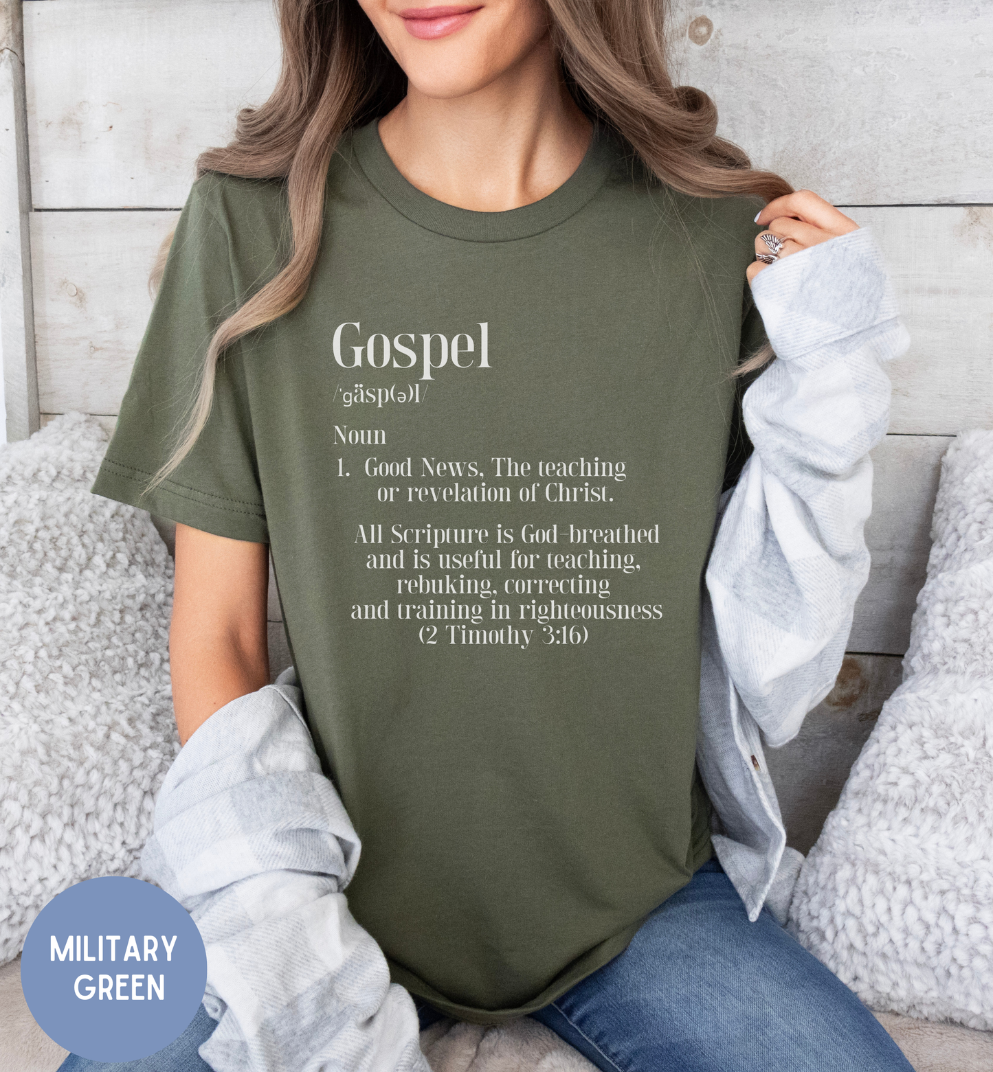 Gospel Definition Shirt, Christian Bible -Good News Shirt