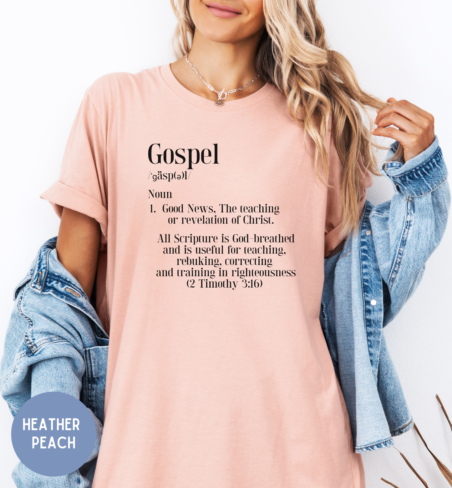 Gospel Definition Shirt, Christian Bible -Good News Shirt