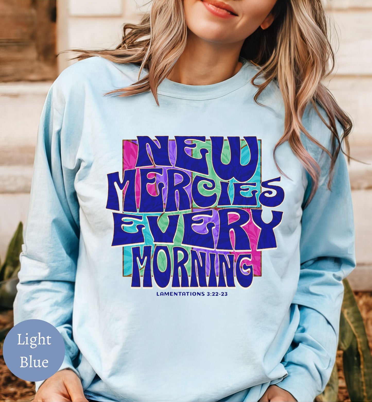 Mercies New Every Morning Christian Women's Sweater