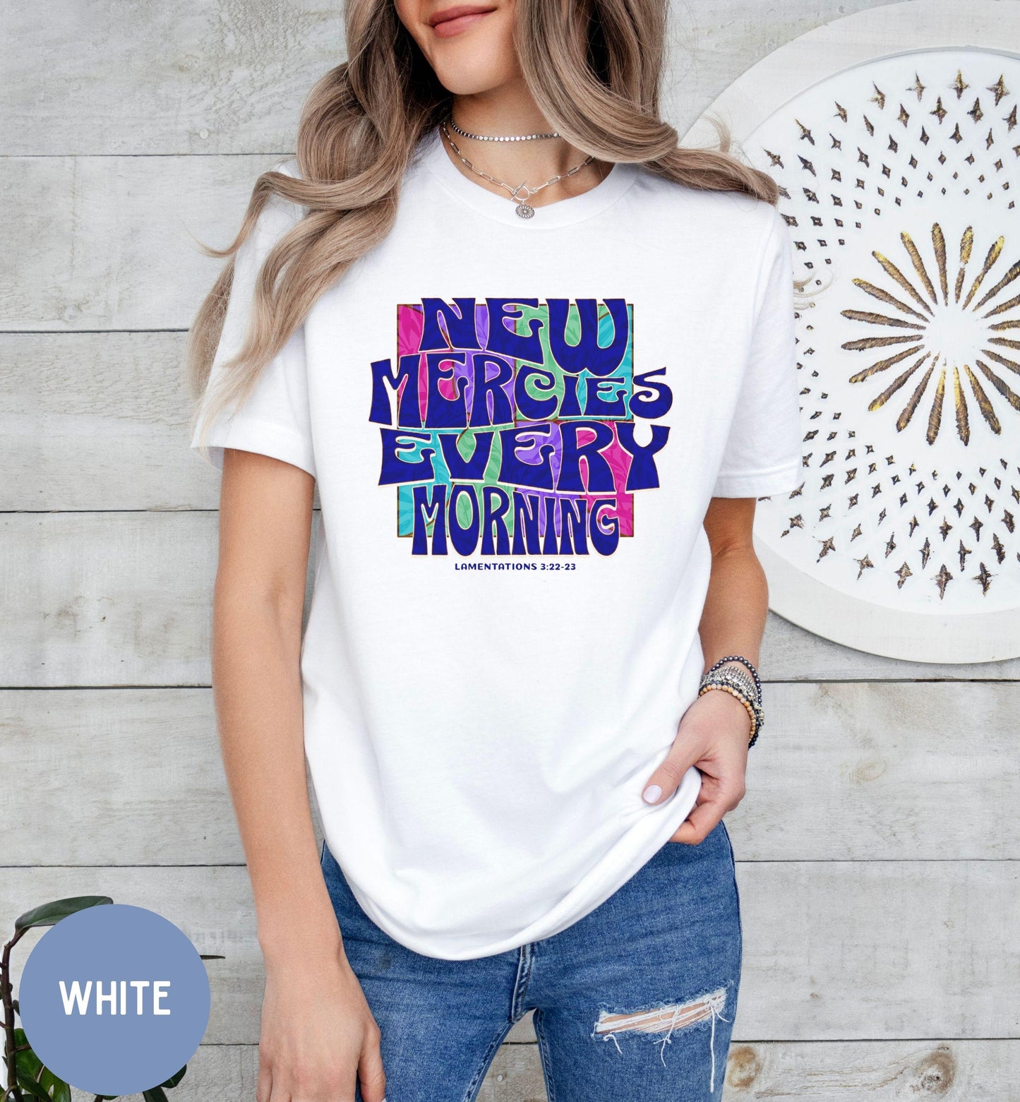 Mercies New Every Morning Christian Women's Tee