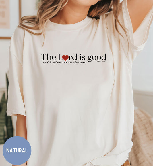 Faith T-Shirt for Women - The Lord is Good